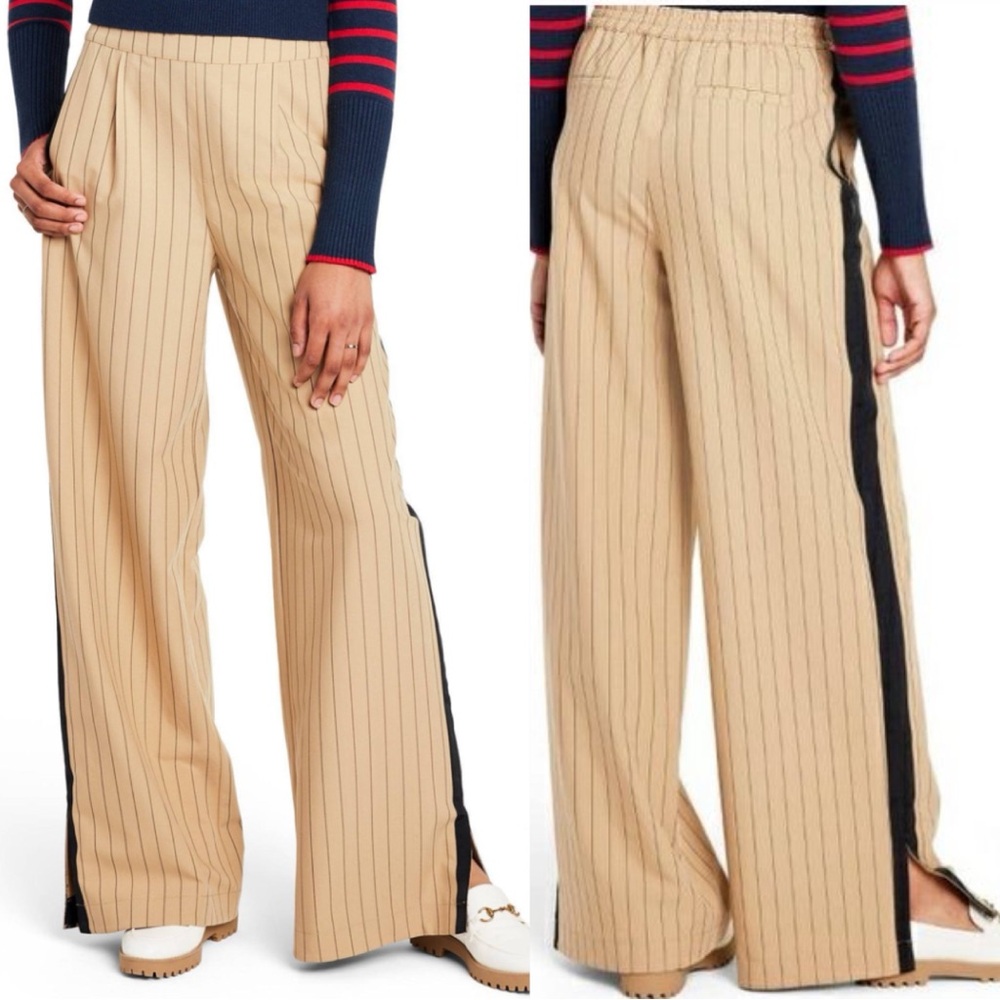 NWOT La Ligne x Target Side Stripe Wide Leg Trousers